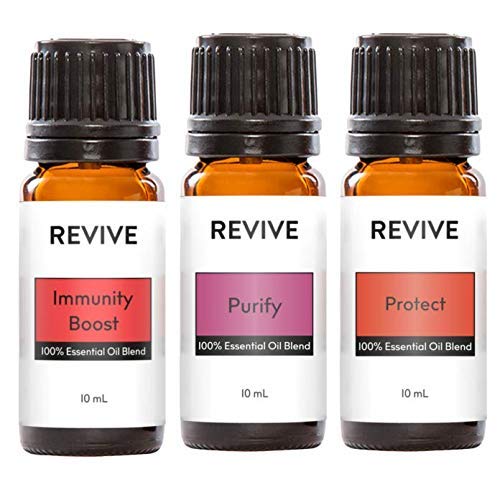 Cold & Flu Season Kit - Immunity Boost, Purify, and Protect Blends - 100% Pure Therapeutic Grade, for Diffuser, Humidifier, Massage, Aromatherapy, Cruelty Free - Unrefined Oils with No Fillers