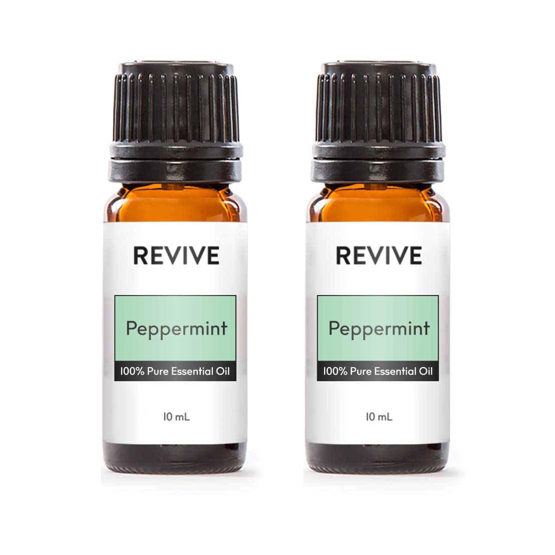 Peppermint Essential Oil 2 Pack by Revive Essential Oils - 100% Pure Therapeutic Grade, for Diffuser, Humidifier, Massage, Aromatherapy, Skin & Hair Care