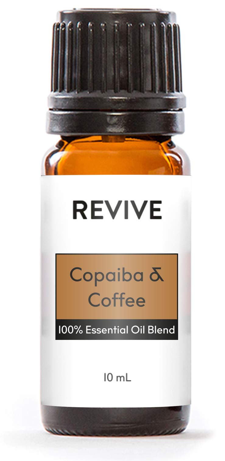Copaiba & Coffee Essential Oil Blend by Revive Essential Oils - 100% Pure Therapeutic Grade, for Diffuser, Humidifier, Massage, Aromatherapy, Skin & Hair Care