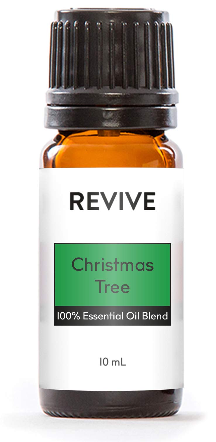 Christmas Tree Essential Oil Blend by REVIVEEO - 100% Pure Therapeutic Grade, for Diffuser, Humidifier, Massage, Aromatherapy, Skin & Hair Care