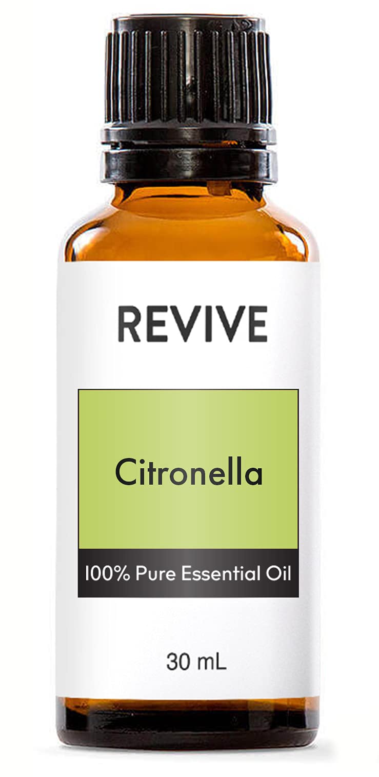 Citronella 30mL by Revive Essential Oils - 100% Pure Therapeutic Grade, for Diffuser, Humidifier, Massage, Aromatherapy, Skin & Hair Care