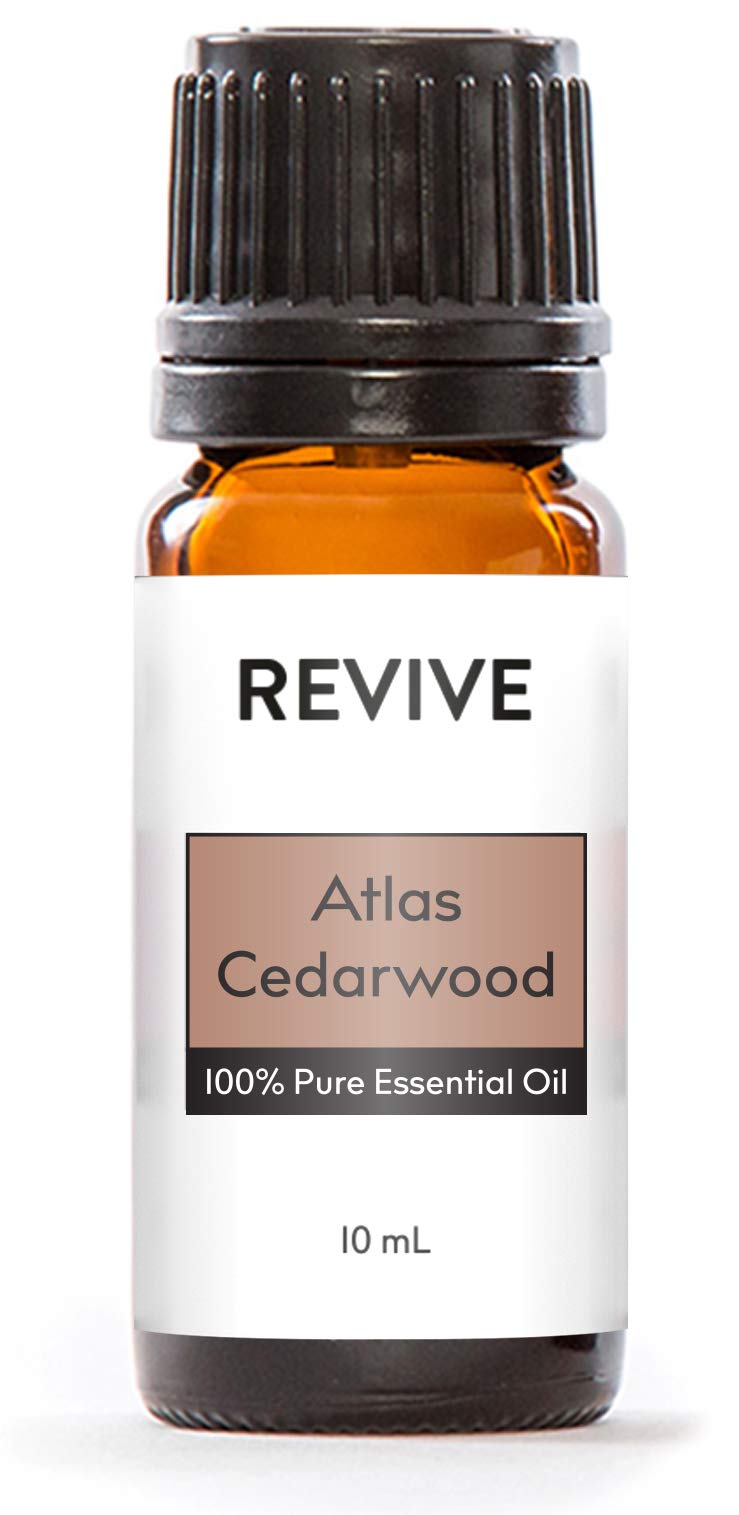 Atlas Cedarwood Essential Oil by Revive Essential Oils - 100% Pure Therapeutic Grade, for Diffuser, Humidifier, Massage, Aromatherapy, Skin & Hair Care