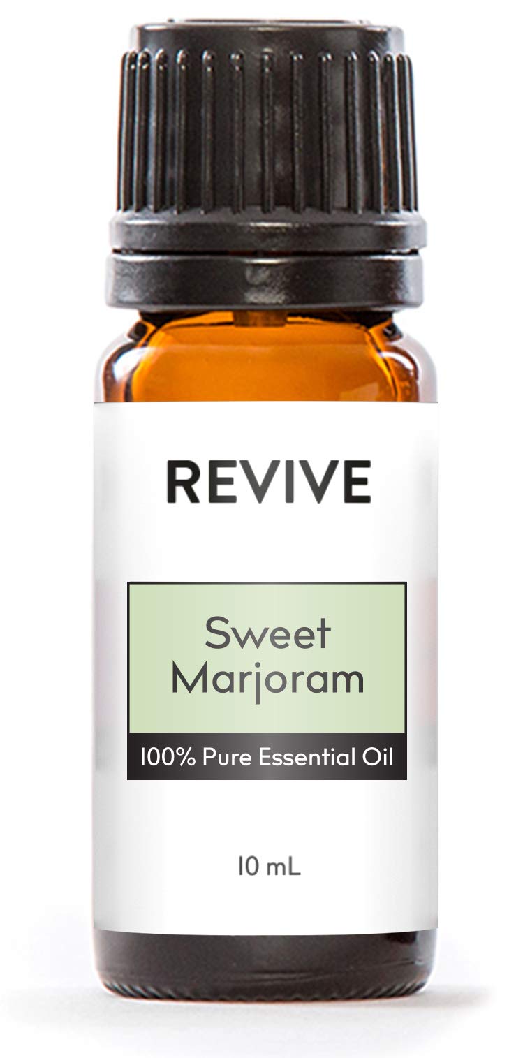 Sweet Marjoram Essential Oil by Revive Essential Oils - 100% Pure Therapeutic Grade, for Diffuser, Humidifier, Massage, Aromatherapy, Skin & Hair Care