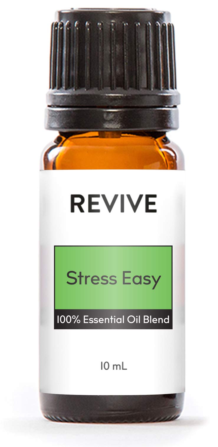 Stress Easy Essential Oil Blend by Revive Essential Oils - 100% Pure Therapeutic Grade, for Diffuser, Humidifier, Massage, Aromatherapy, Skin & Hair Care
