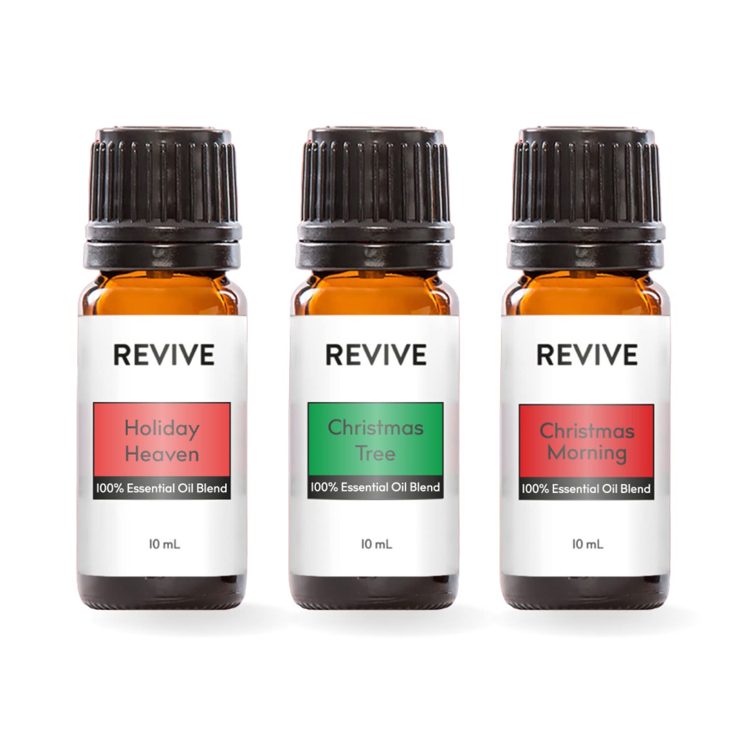Christmas Trio by Revive Essential Oils - 100% Pure Therapeutic Grade, for Diffuser, Humidifier, Massage, Aromatherapy, Skin & Hair Care